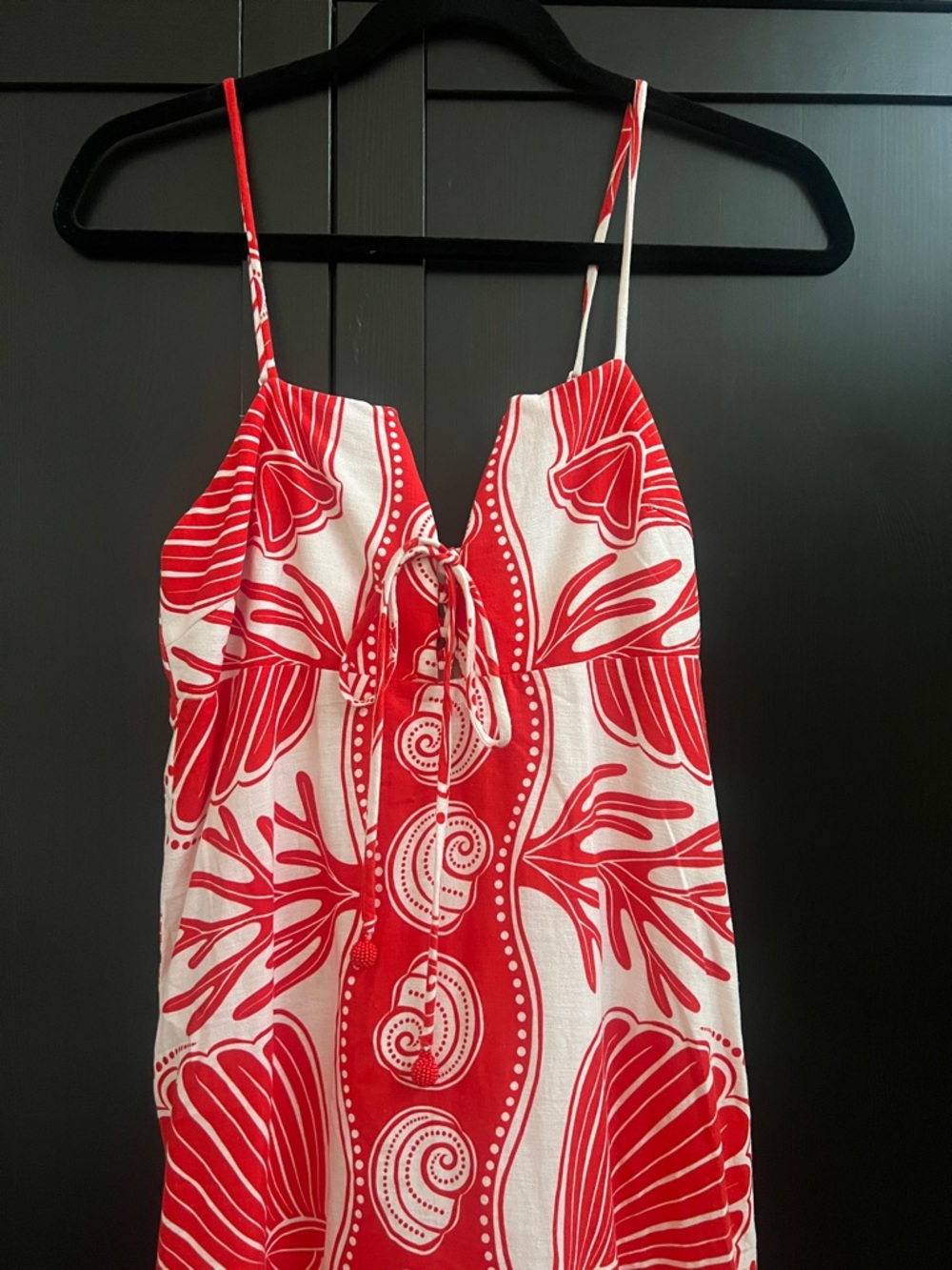 FARM Rio Off-White Ainika Shell Maxi Dress Size Small - Picture 8 of 16